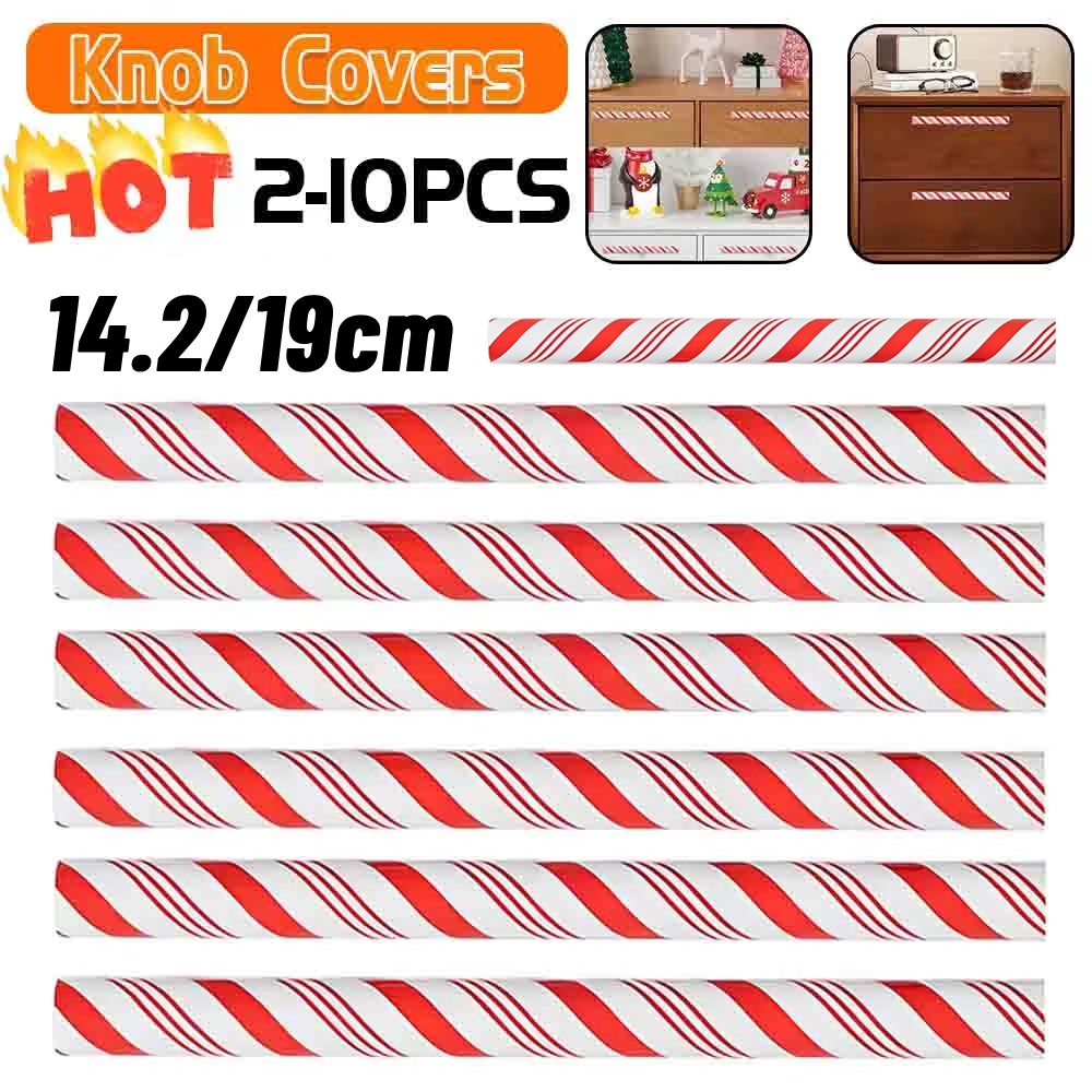 Furniture Hardware Design - 2-10Pcs Christmas Knob Covers Cabinet Dresser