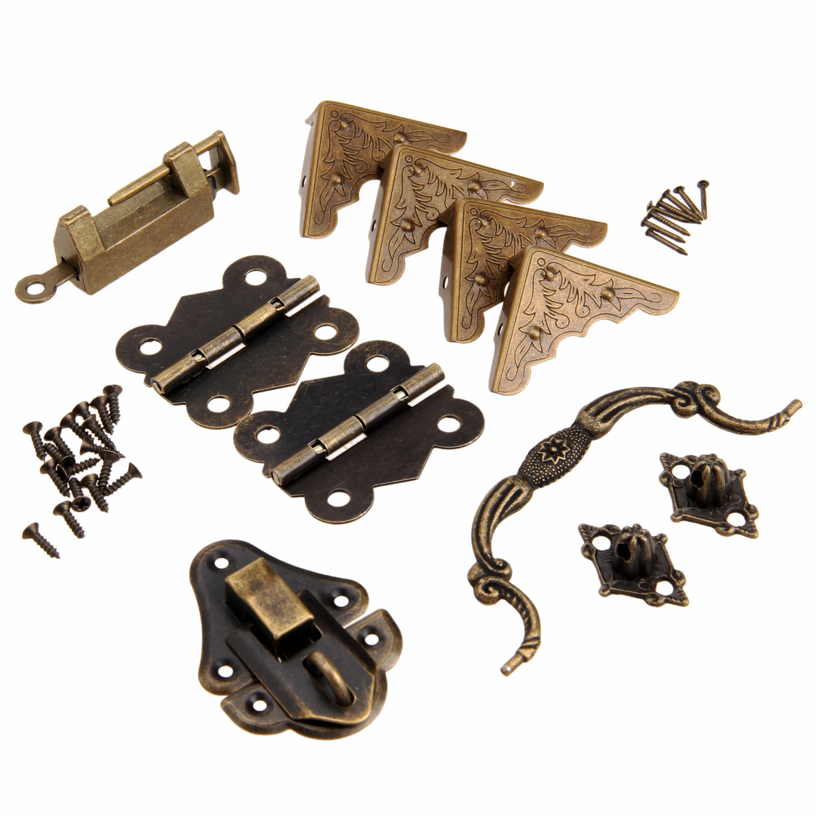 Furniture Hardware Design - 9Pcs/set Furniture Fittings Chinese Brass Hardware