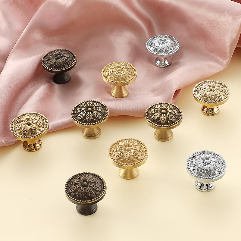 1pcs Satin Brass Cabinet Door  - Furniture Hardware Vintage review and price