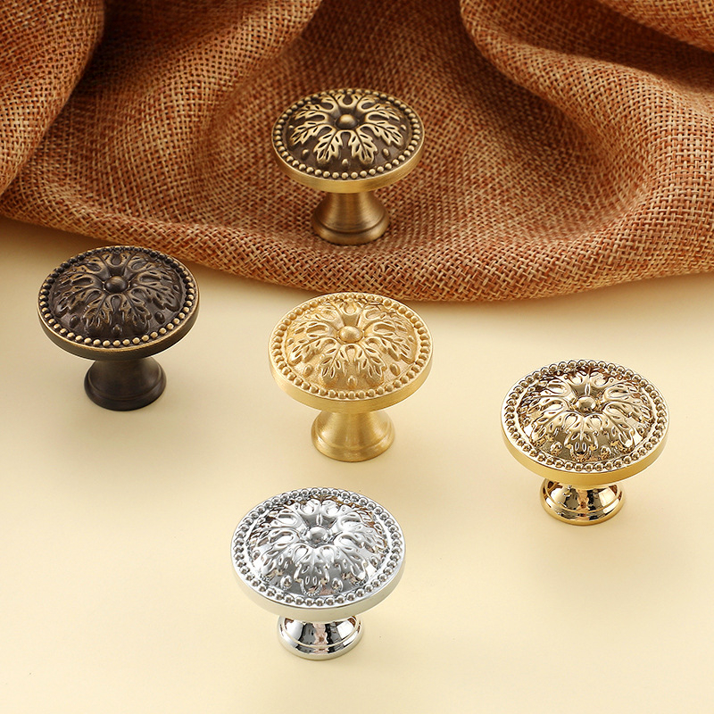 1pcs Satin Brass Cabinet Door  - Furniture Hardware Vintage review and price
