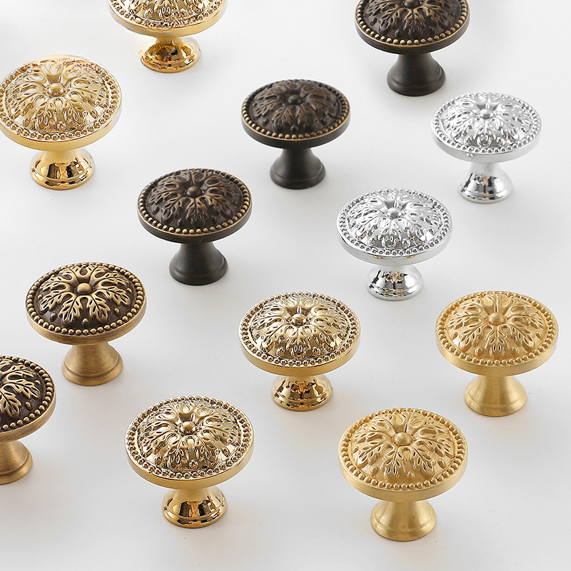 1pcs Satin Brass Cabinet Door  - Furniture Hardware Vintage review and price