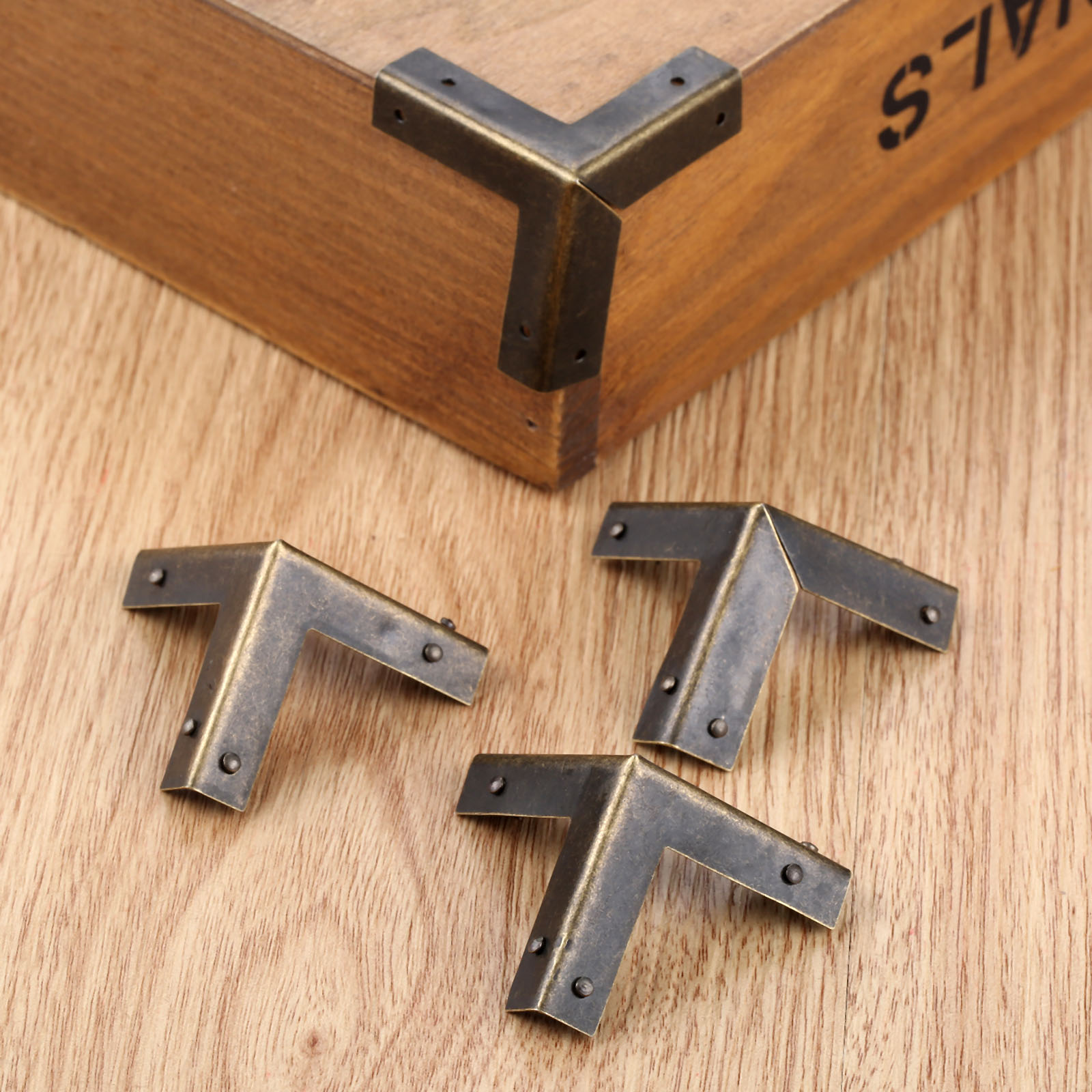 DRELD 4Pcs Antique Bronze Corn - Furniture Hardware Covers review and price