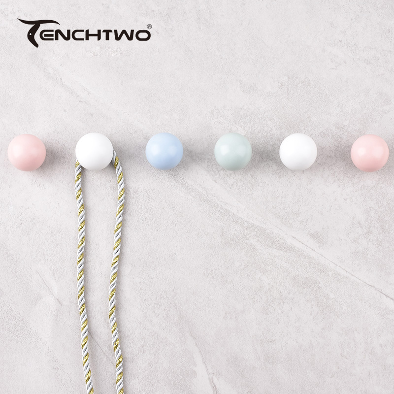 Round Ceramic Hook Clothes Han - Furniture Hardware Design review and price