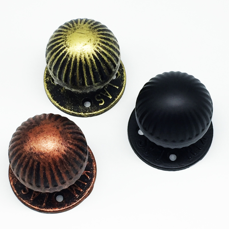 Round Ball Vintage Iron Wooden - Furniture Hardware Vintage review and price