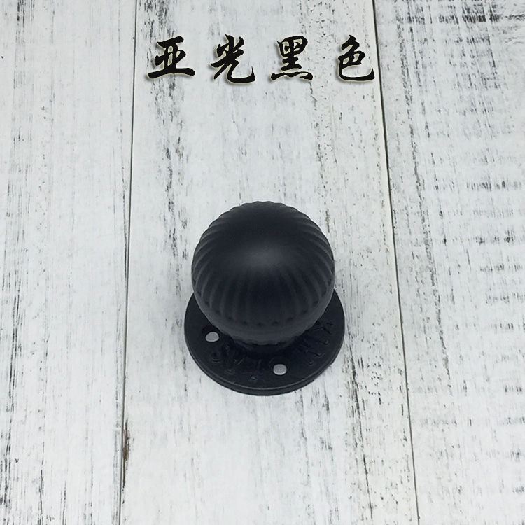 Round Ball Vintage Iron Wooden - Furniture Hardware Vintage review and price
