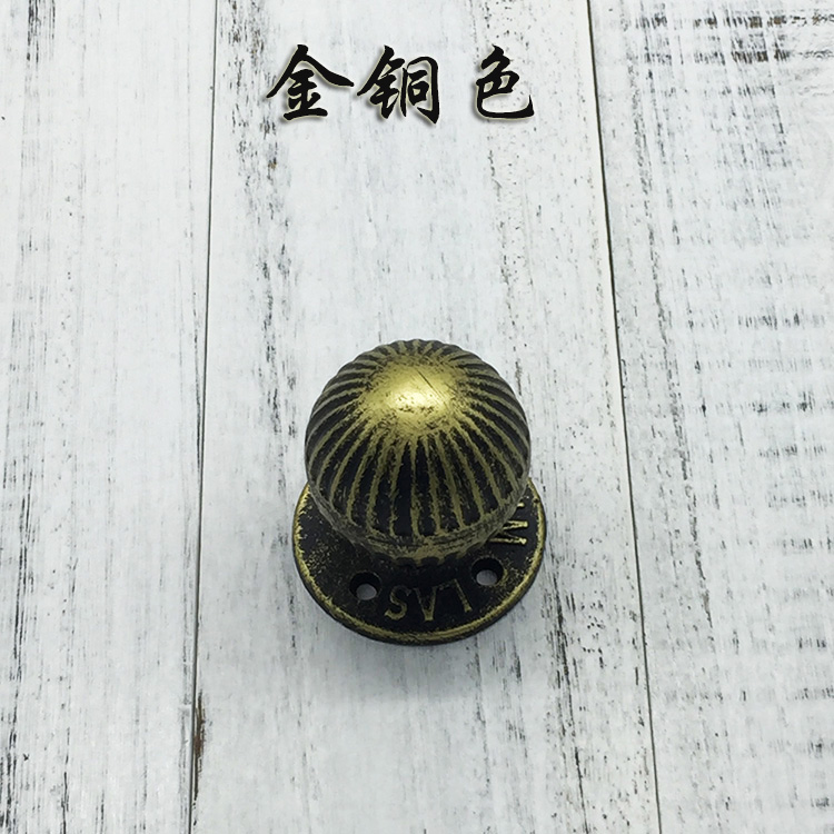 Round Ball Vintage Iron Wooden - Furniture Hardware Vintage review and price