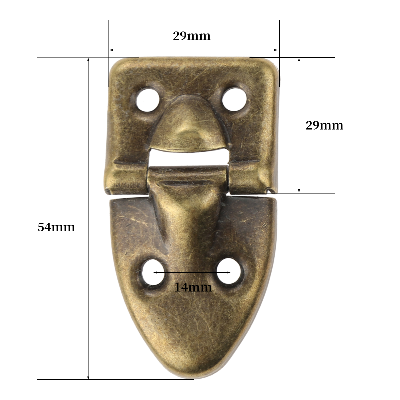 2Pcs Decorative Box Hinges Jew - Furniture Hardware Vintage review and price