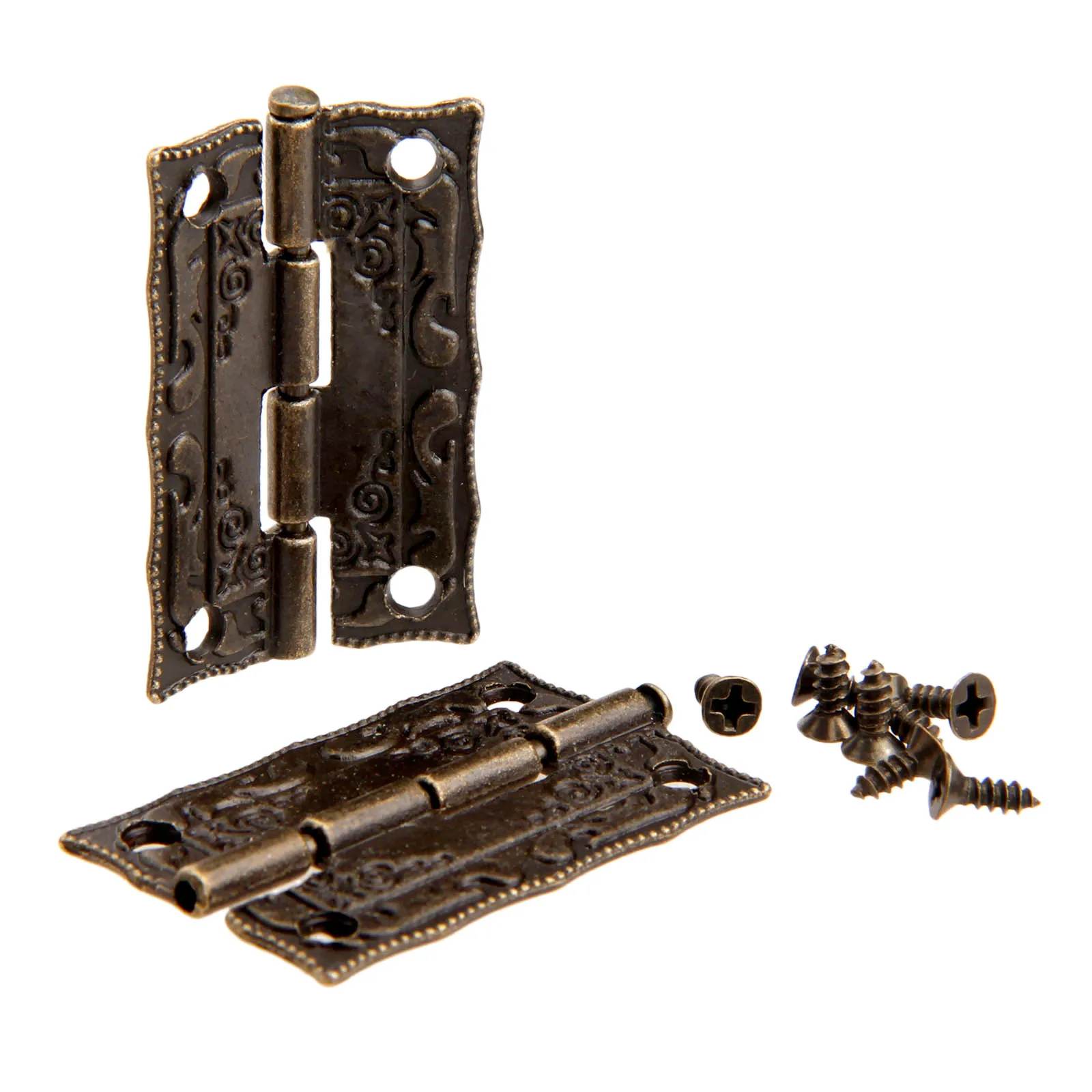 10pcs Hinges 36*23mm Iron Anti - Furniture Hardware Vintage review and price