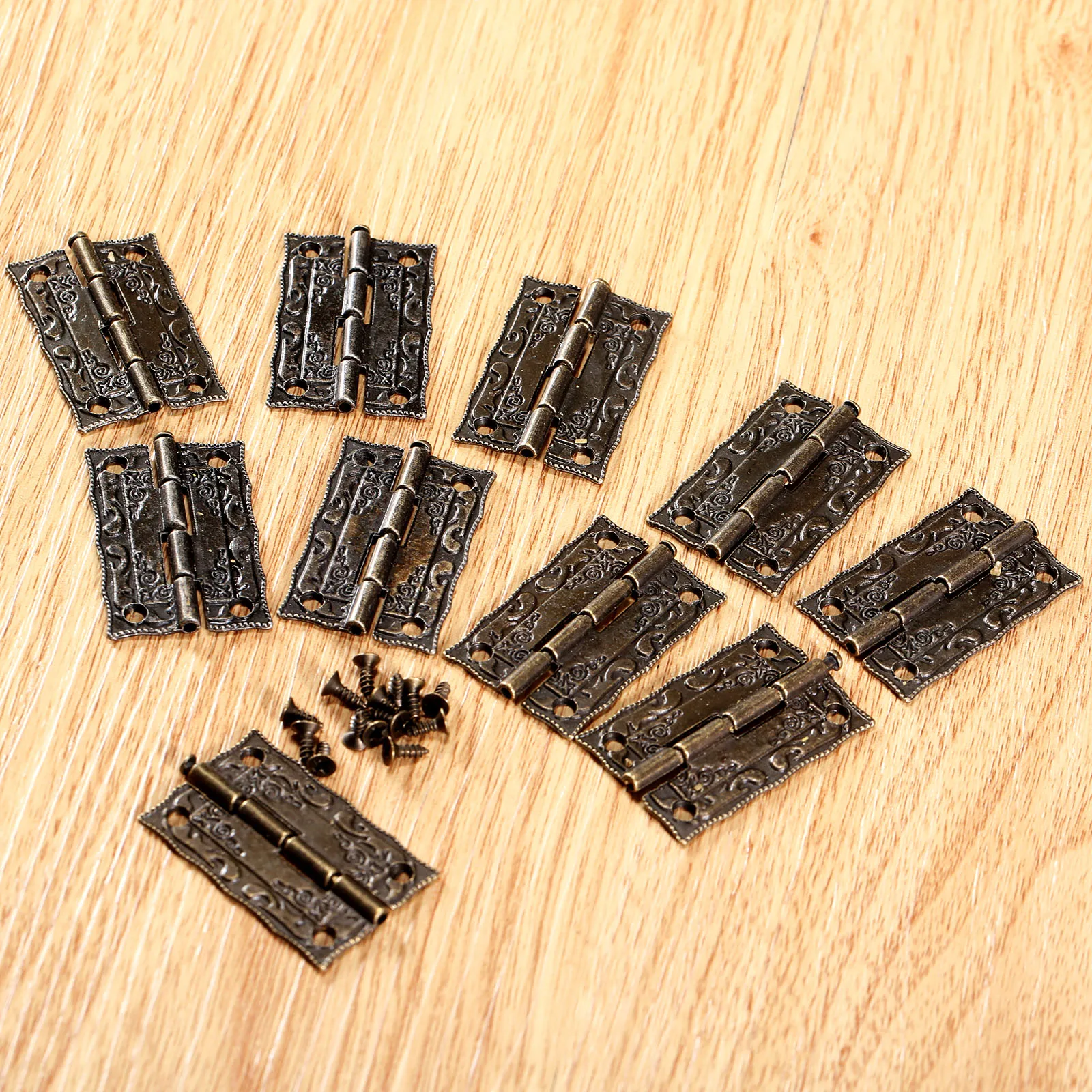 10pcs Hinges 36*23mm Iron Anti - Furniture Hardware Vintage review and price