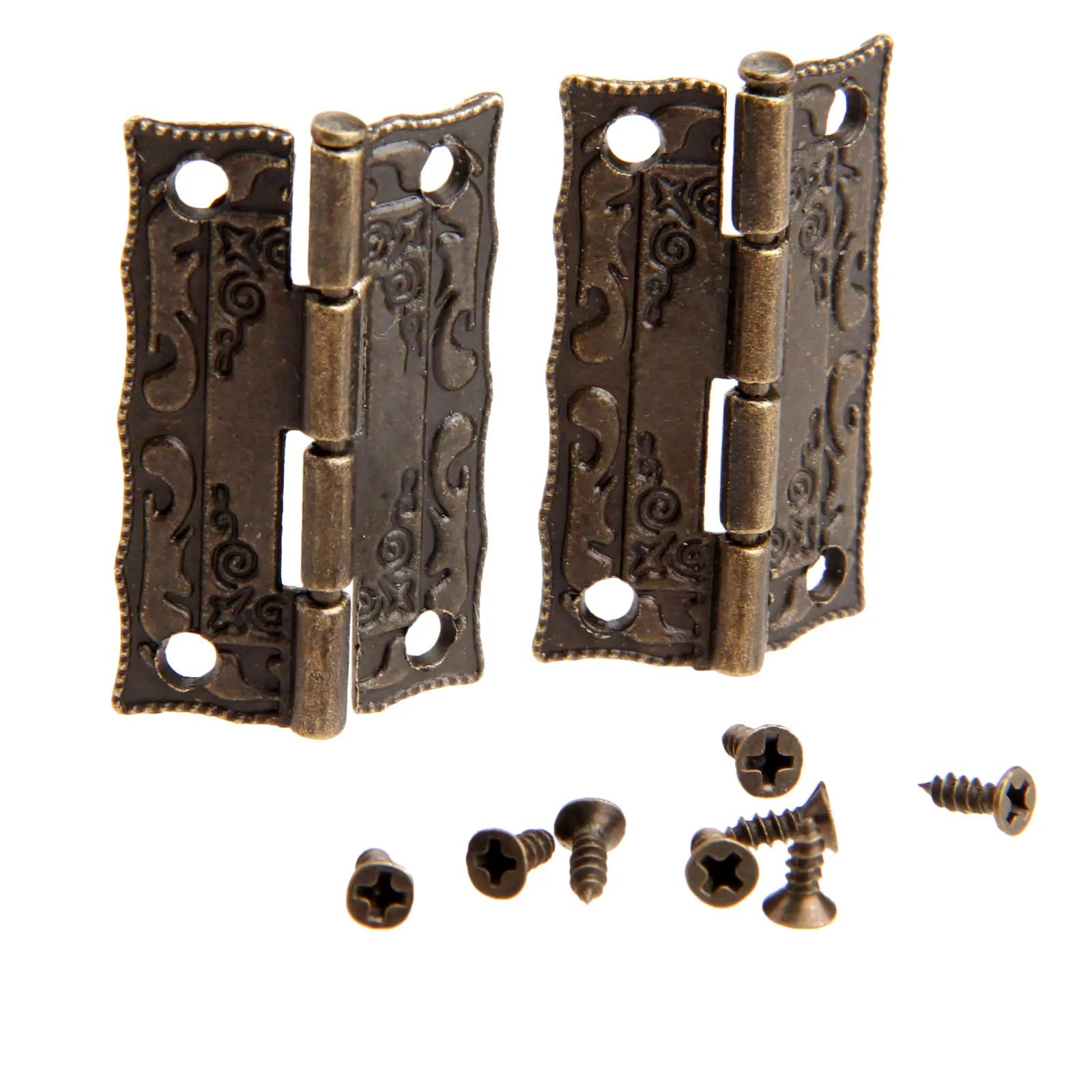 10pcs Hinges 36*23mm Iron Anti - Furniture Hardware Vintage review and price