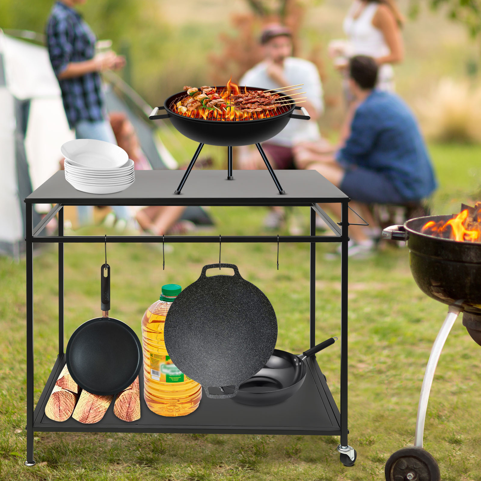33.5*20in Double-Shelves Grill - Furniture Hardware Design review and price