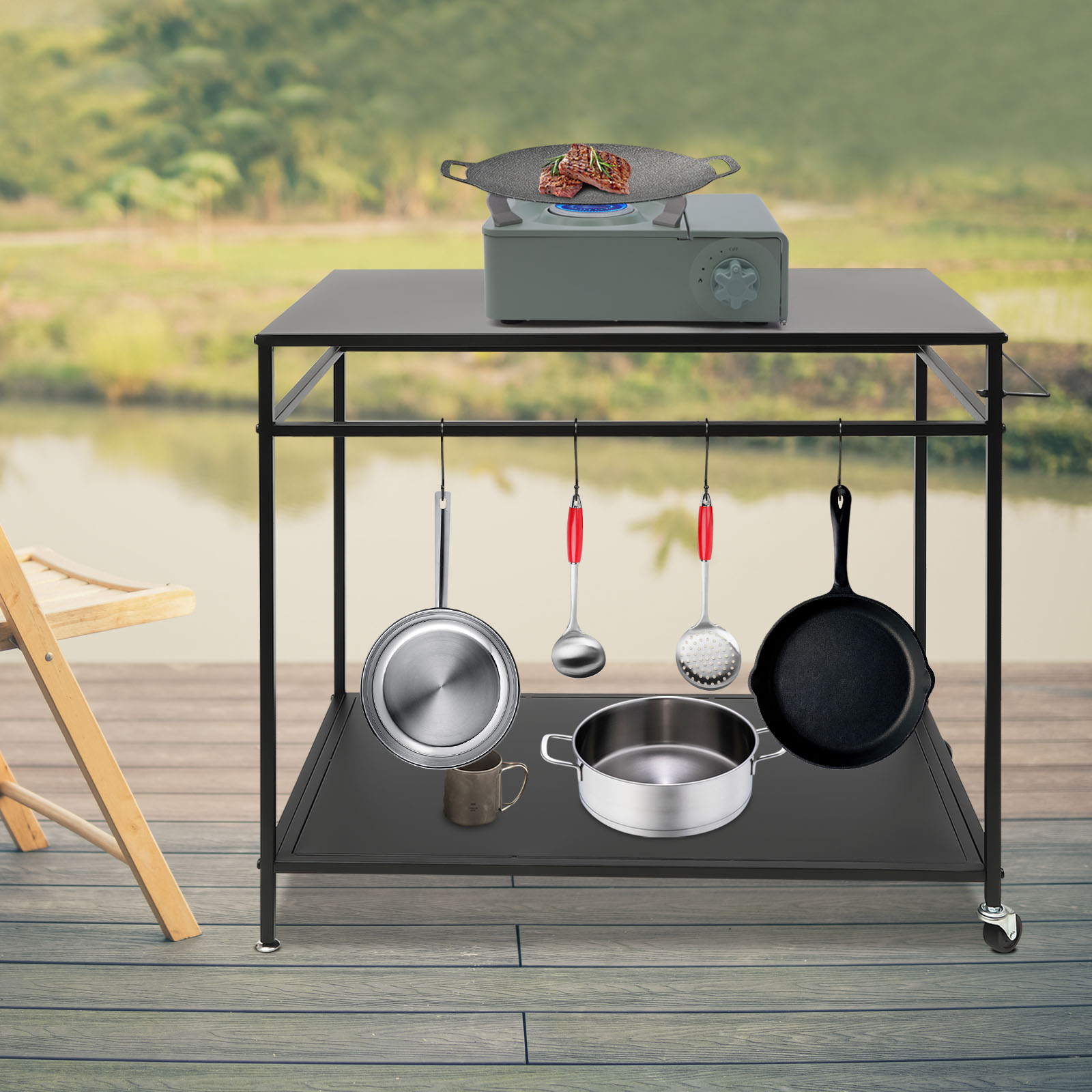 33.5*20in Double-Shelves Grill - Furniture Hardware Design review and price