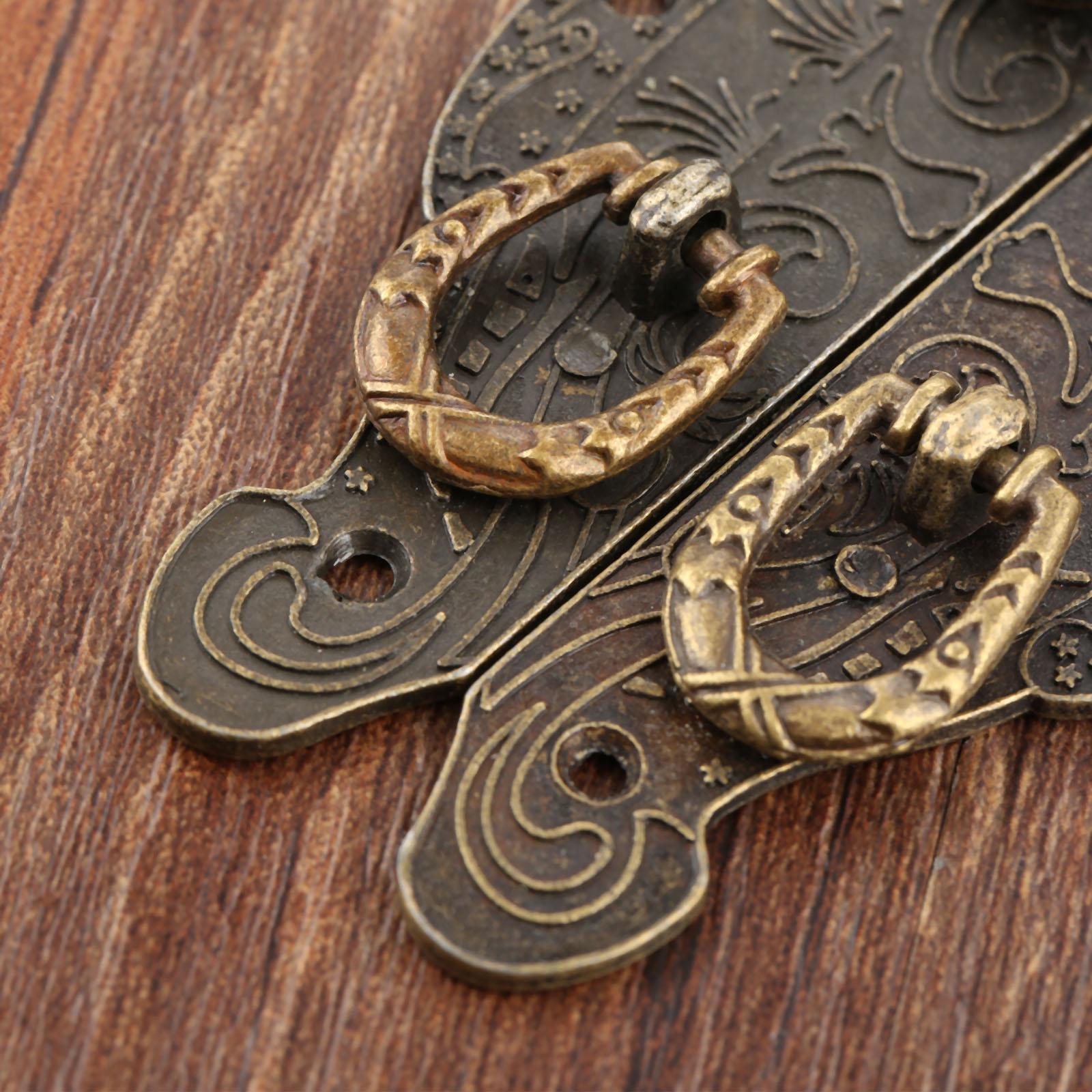 1PC Antique Box Latch Hasp Vin - Furniture Hardware Vintage review and price