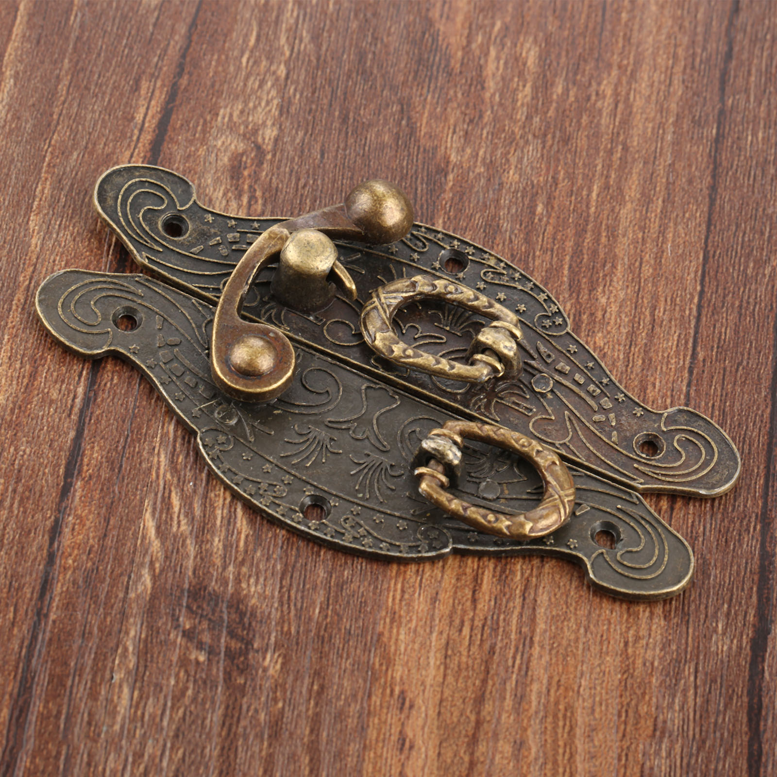 1PC Antique Box Latch Hasp Vin - Furniture Hardware Vintage review and price