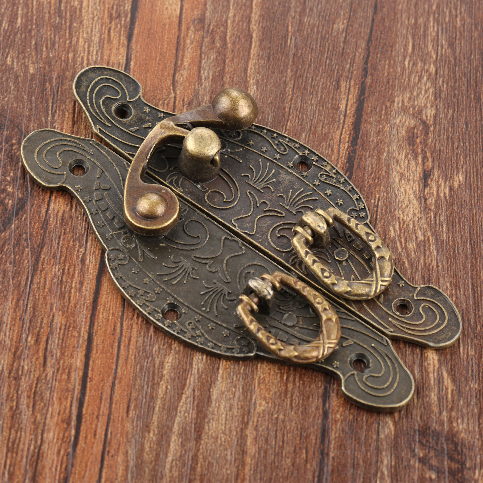 1PC Antique Box Latch Hasp Vin - Furniture Hardware Vintage review and price