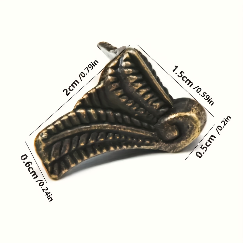 8Pcs Antique Corner Protector  - Furniture Hardware For Legs review and price