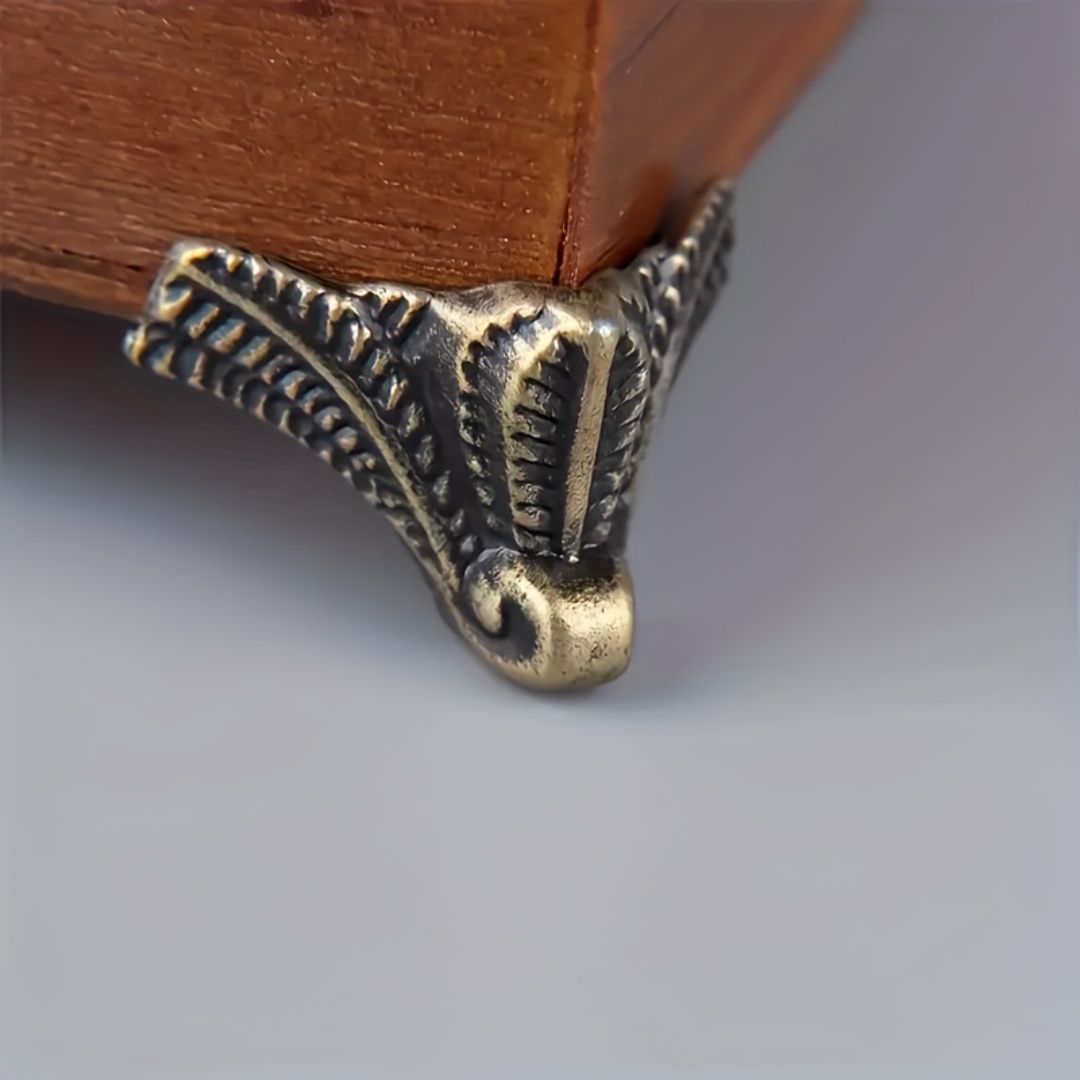 8Pcs Antique Corner Protector  - Furniture Hardware For Legs review and price