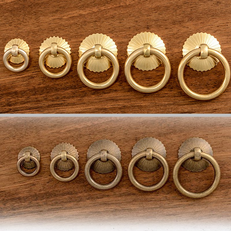 Vintage Brass Cabinet Ring Kno - Door Handle Bar review and price