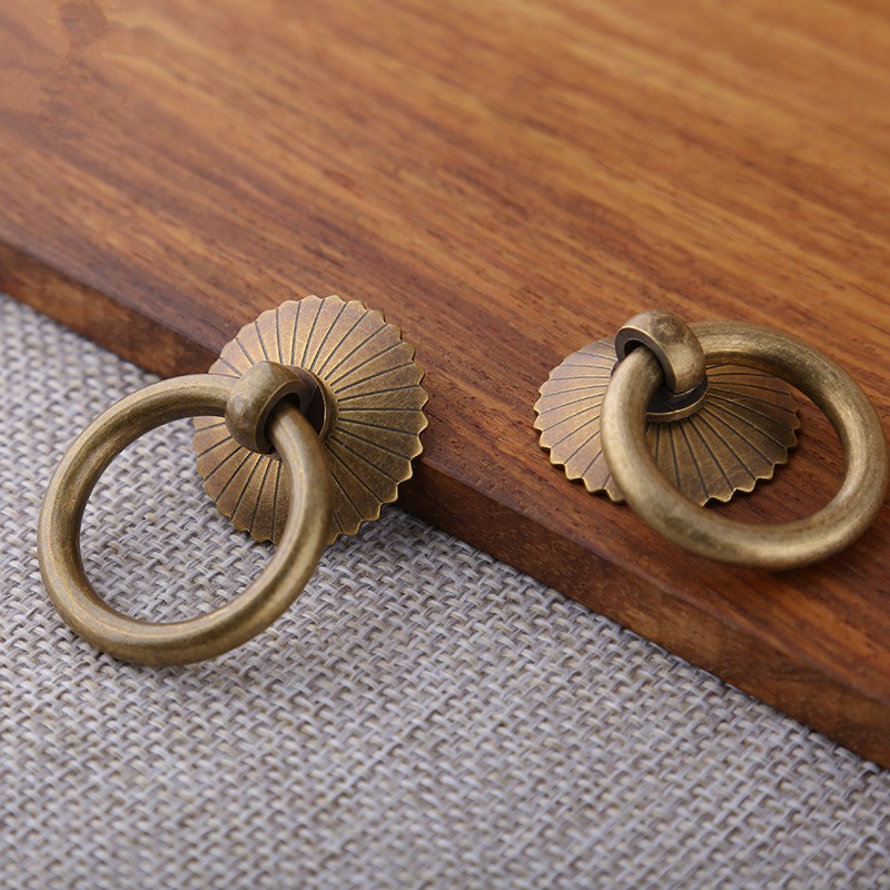 Vintage Brass Cabinet Ring Kno - Door Handle Bar review and price