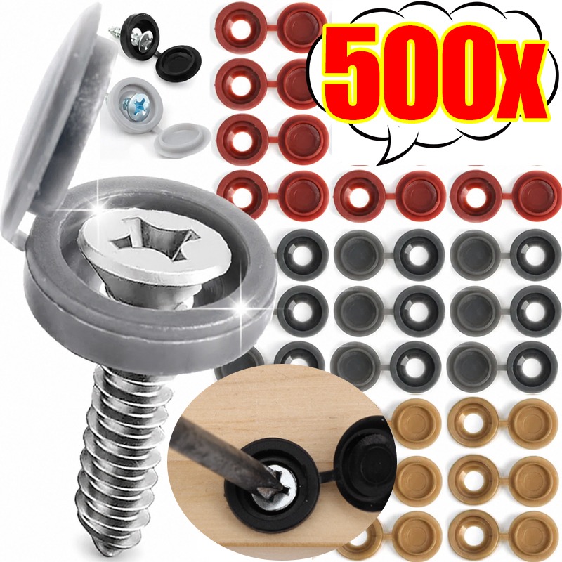 100-500Pcs Nail Screw Caps Pla - Furniture Hardware Covers review and price