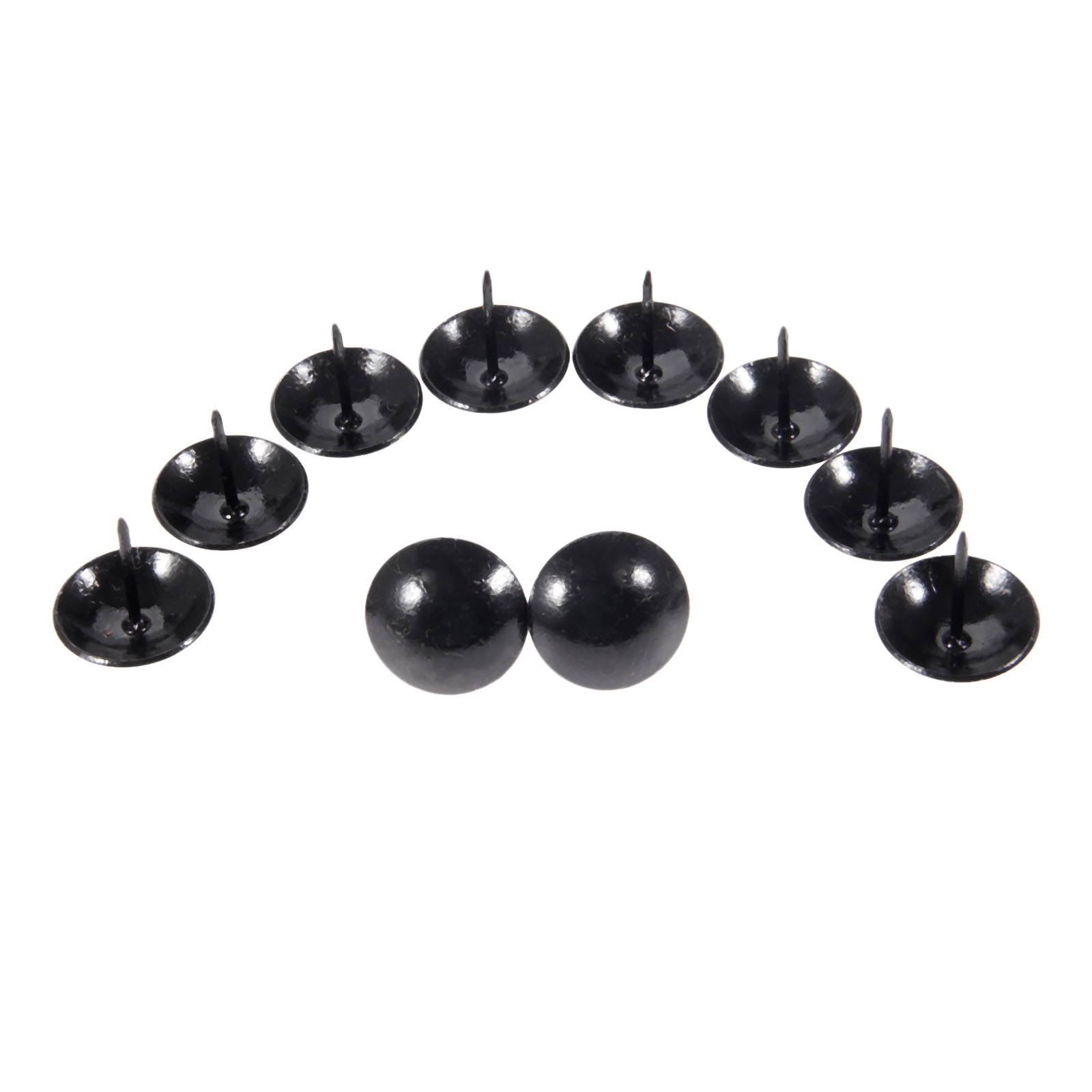 DRELD 10Pcs 25mm Antique Black - Furniture Upholstery Hardware review and price