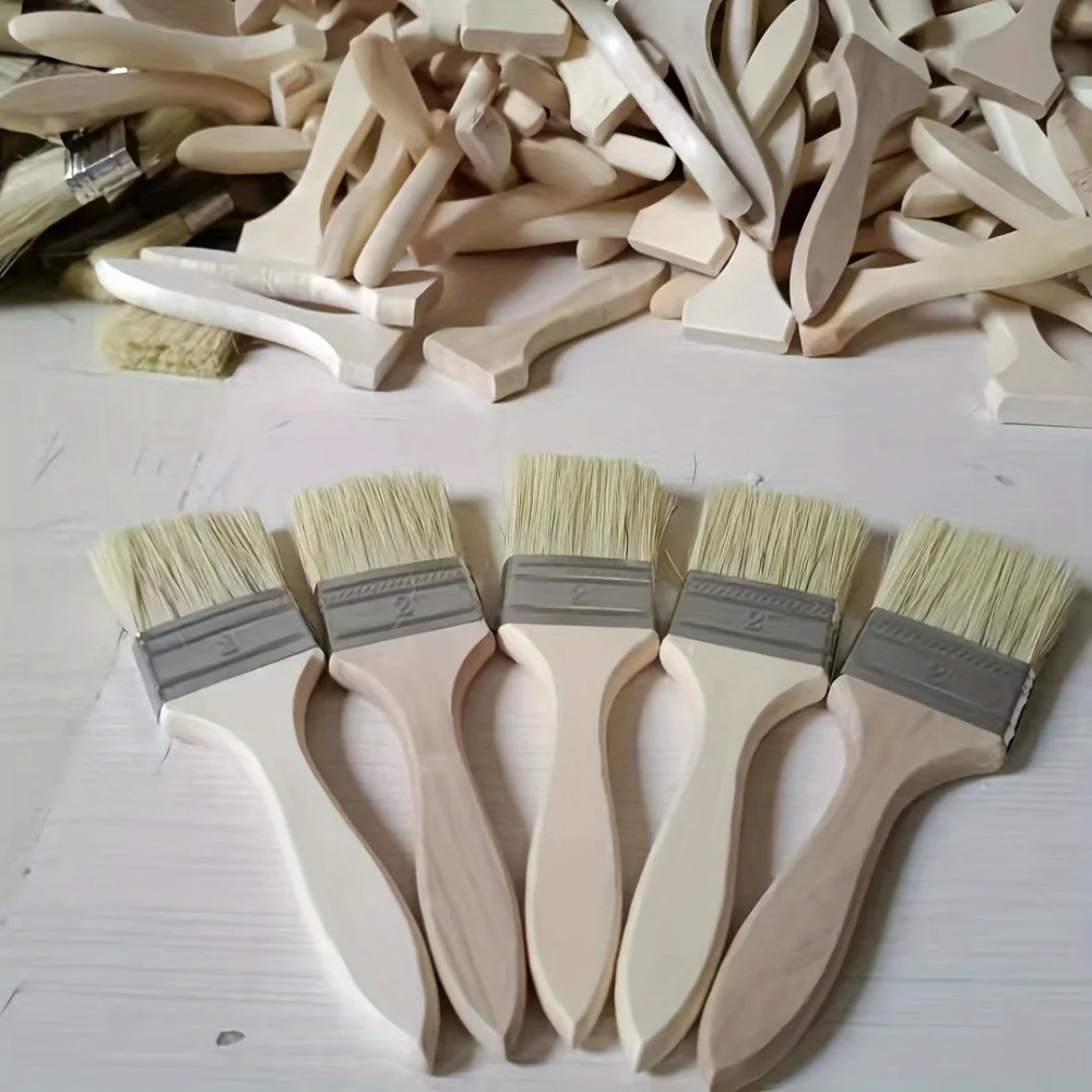 Wooden Paint Brush Set with Er - Furniture Hardware Design review and price