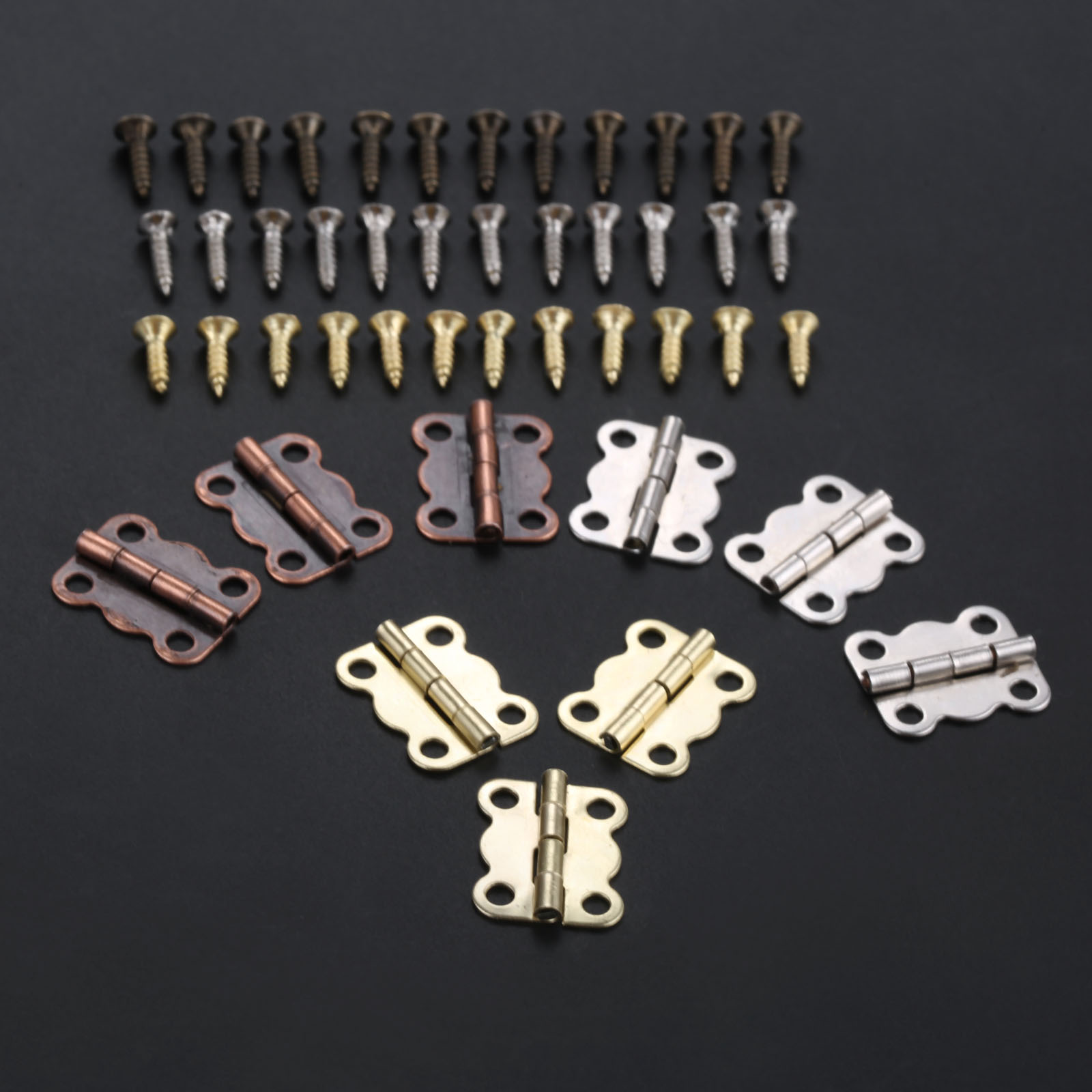 10pcs Butterfly Hinges w/screw - Furniture Hardware Vintage review and price
