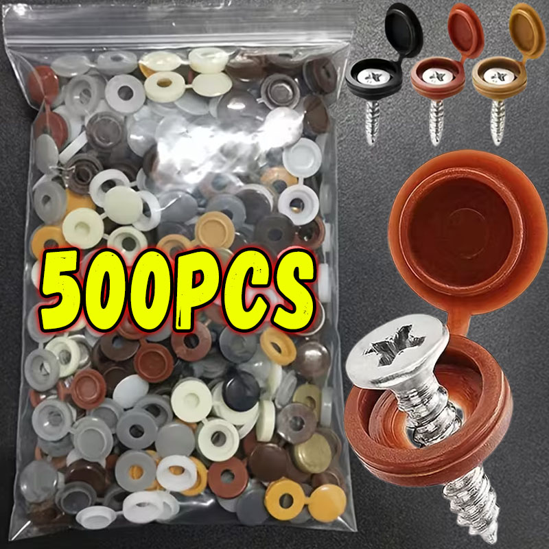 10/500pcs Nails Screw Caps Pla - Furniture Hardware Covers review and price