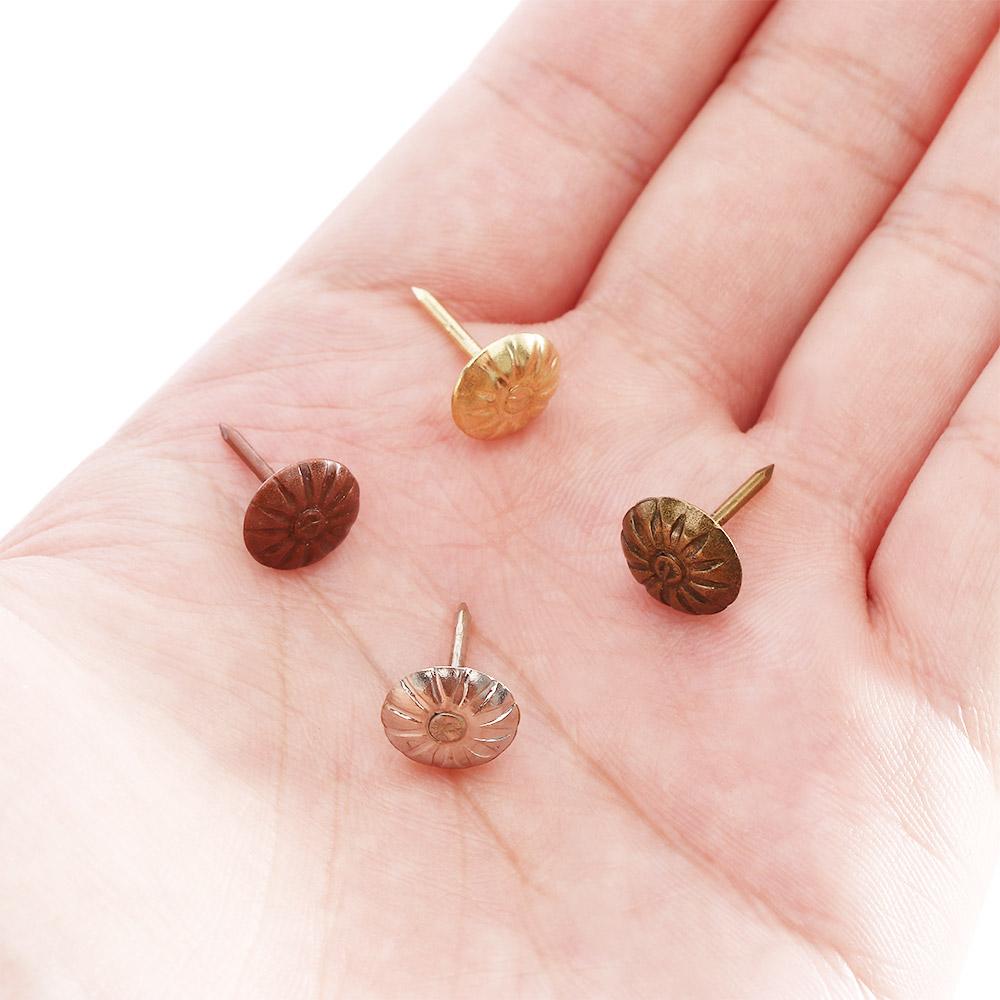 Brass Chrysanthemum Upholstery - Furniture Upholstery Hardware review and price