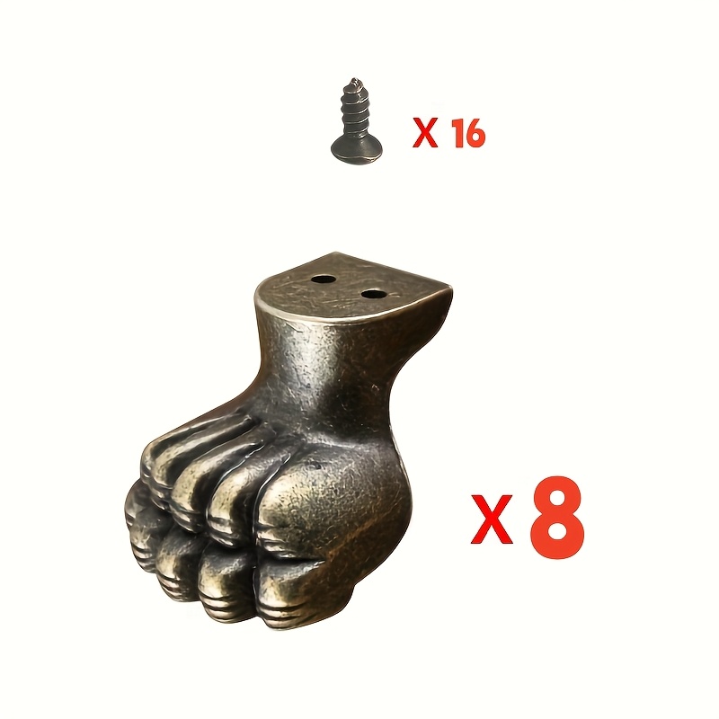 8pcs Antique Foot Brass Jewelr - Furniture Hardware For Legs review and price