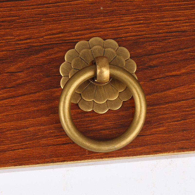 Antique Brass Cabinet Ring Kno - Door Handle Bar review and price