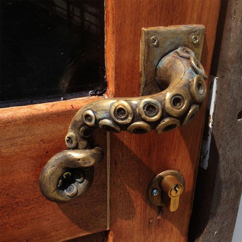 Vintage Octopus Door Knob Outd - Door Handle Bar review and price