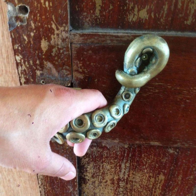 Vintage Octopus Door Knob Outd - Door Handle Bar review and price