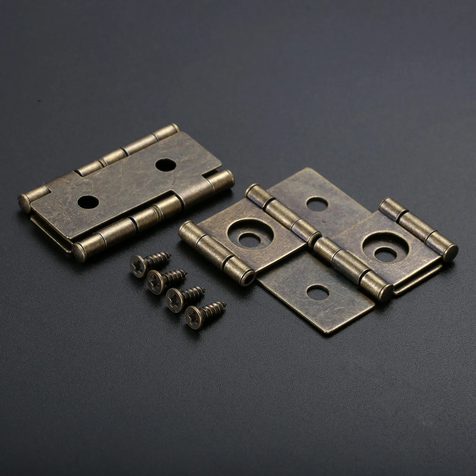 2pcs Antique Bronze Double Bea - Furniture Hardware Vintage review and price