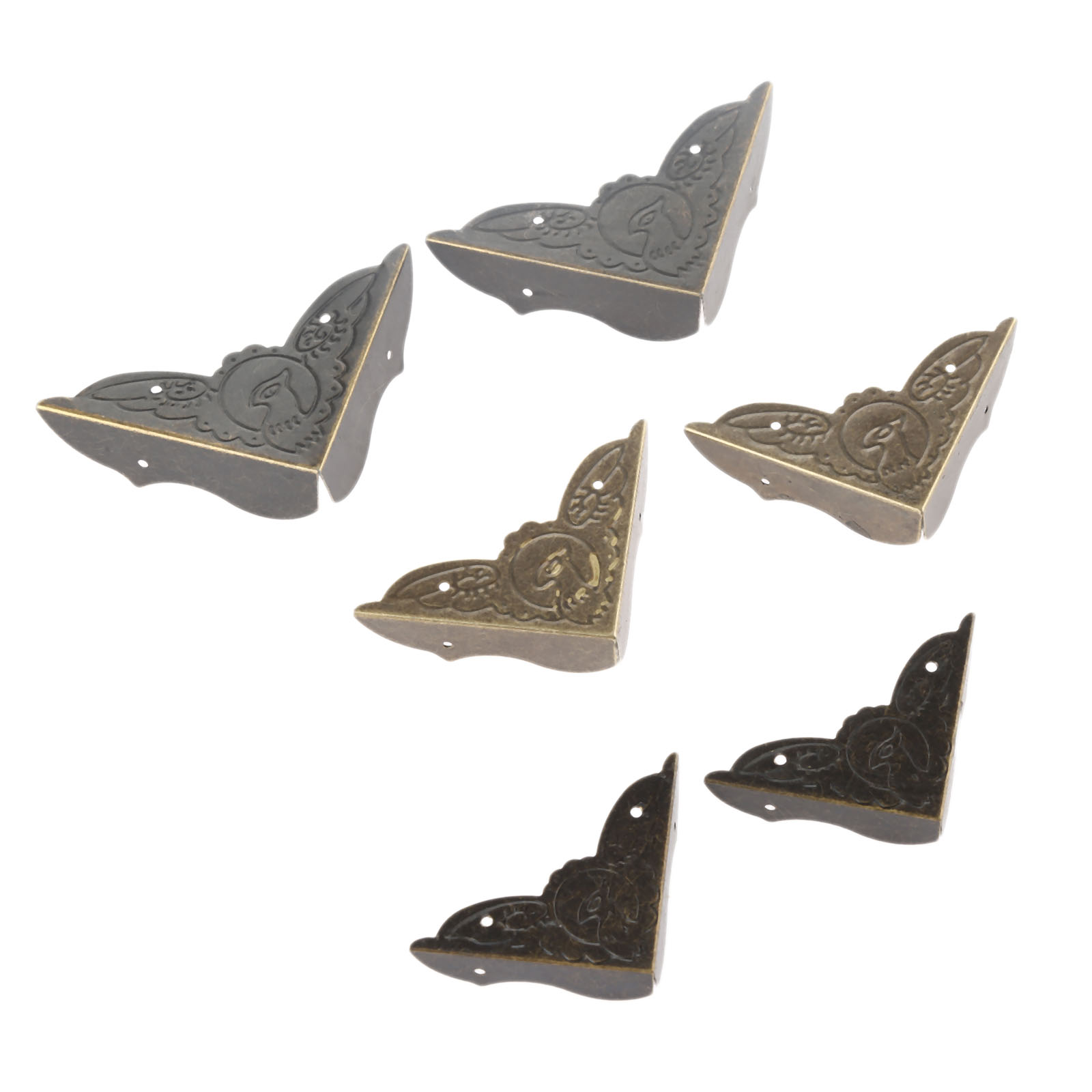 4Pcs Antique Brass Corner Brac - Furniture Hardware For Legs review and price