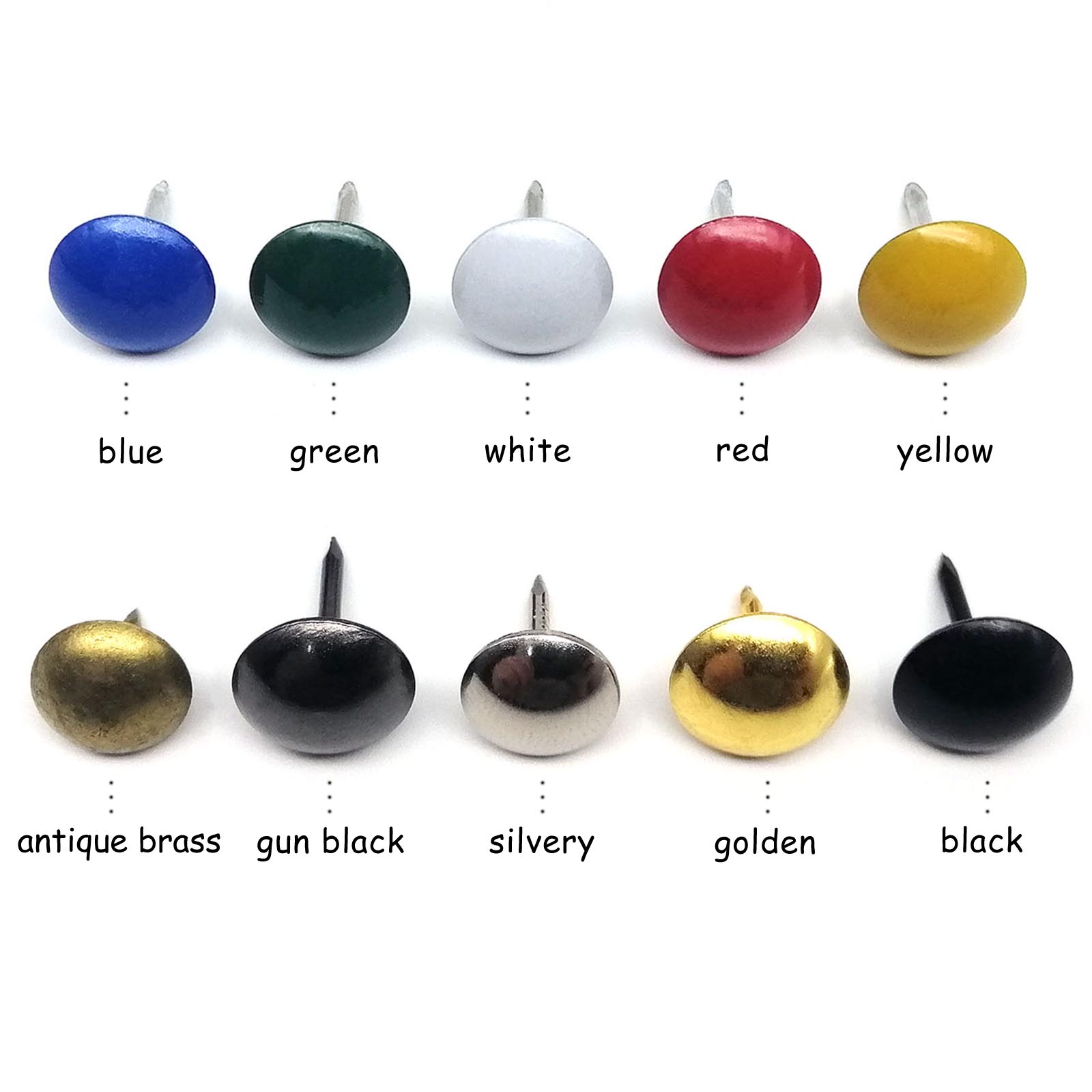 50pcs Colorful Upholstery Nail - Furniture Upholstery Hardware review and price