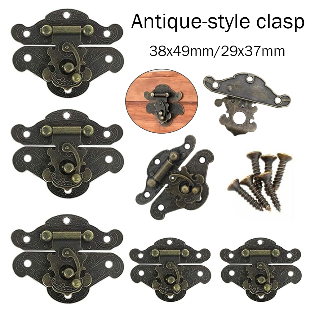 5-20pcs Vintage Metal Hasp Lat - Furniture Hardware Vintage review and price