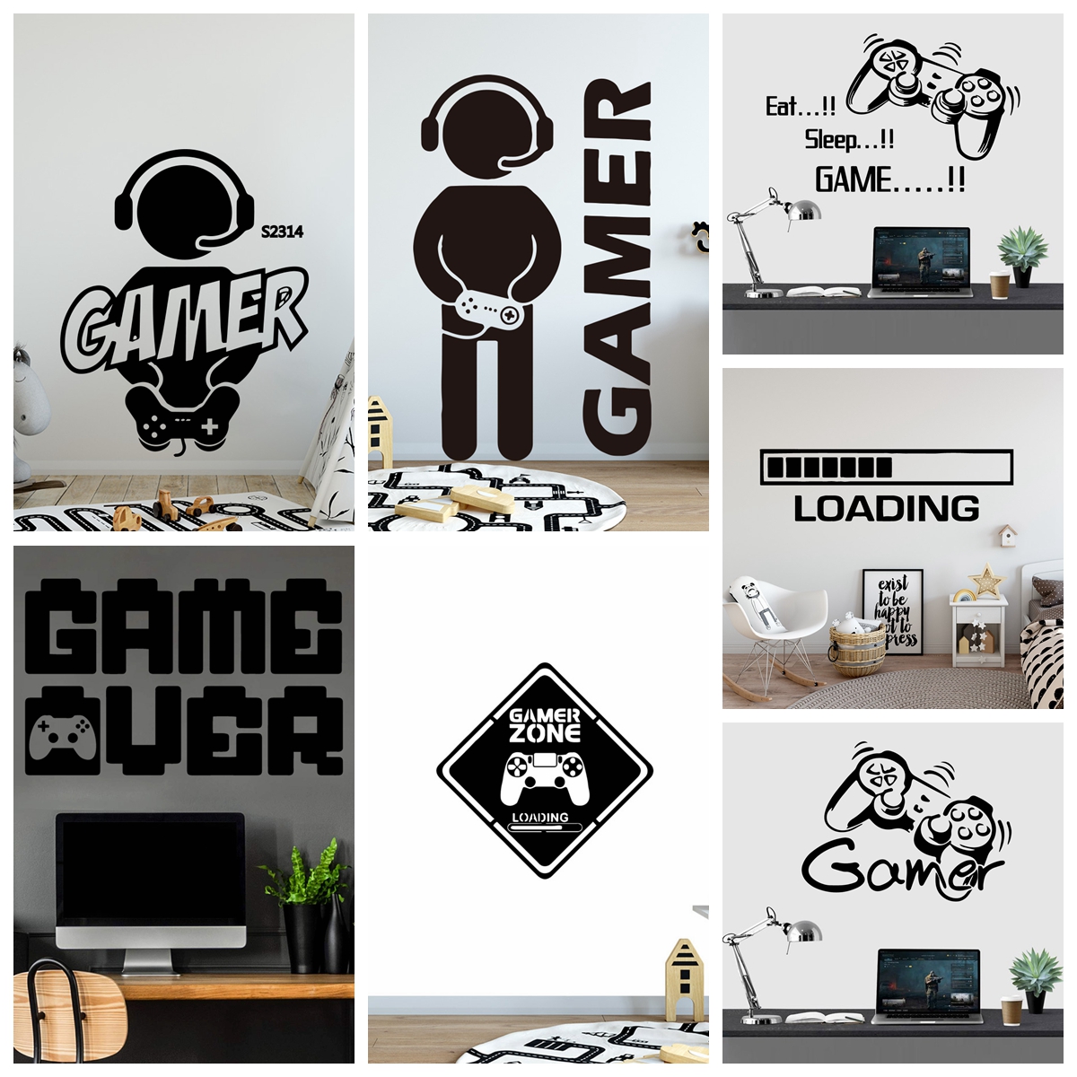 1pc Gamer Wall Art Decal For K - Furniture Hardware Design review and price