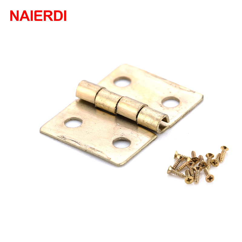 50PCS NAIERDI Antique Hinge Mi - Furniture Hardware Vintage review and price