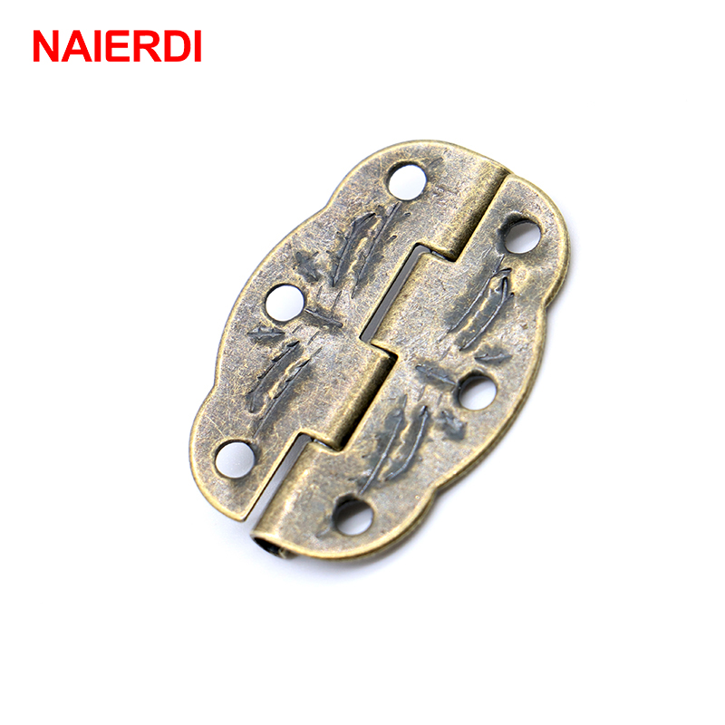 20pcs NAIERDI Bronze Hinges De - Furniture Hardware Vintage review and price