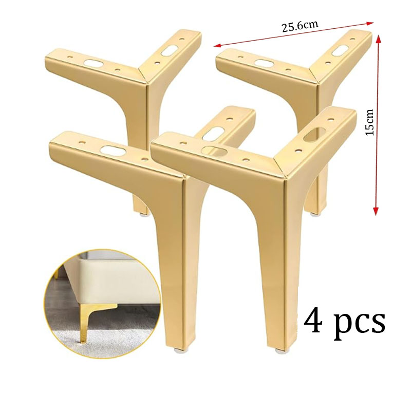 4Pcs Modern Triangle Metal Sof - Furniture Hardware For Legs review and price