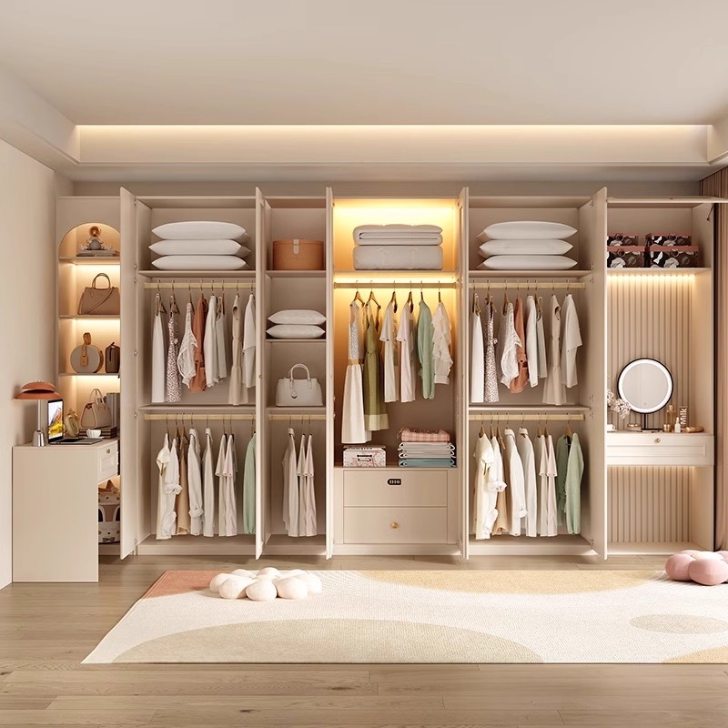 #White modern wardrobe with gl - Furniture Upholstery Hardware review and price
