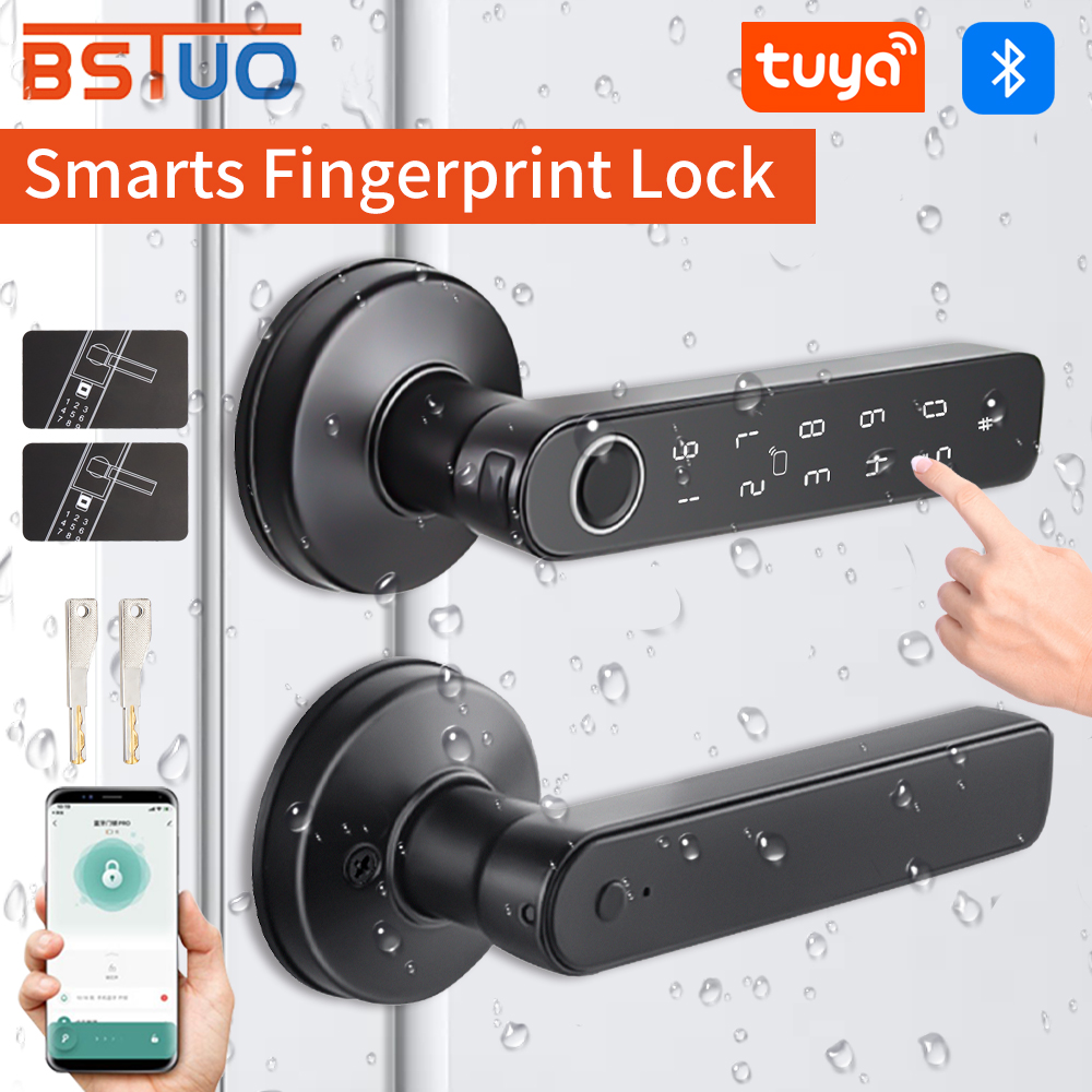 Tuya Bluetooth Smart Door Lock - Door Handle Bar review and price