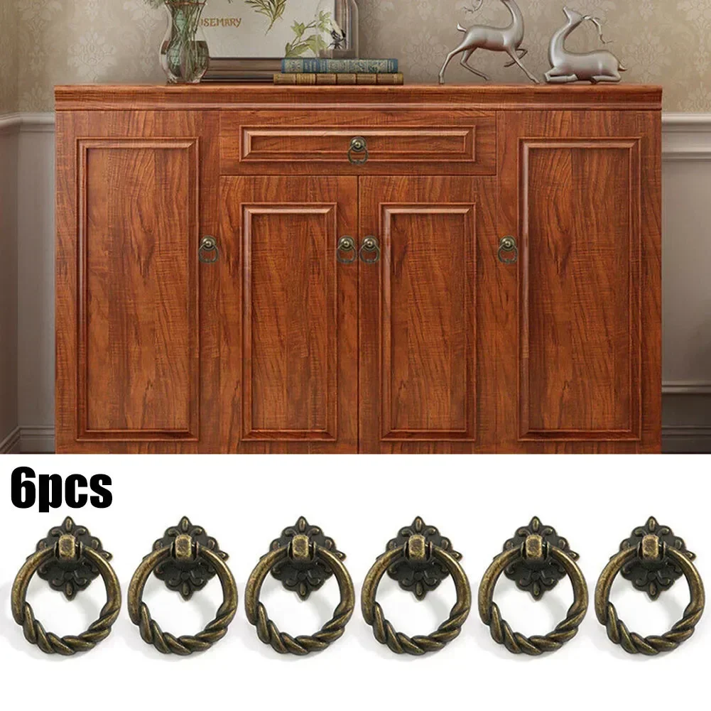 6Pcs Vintage Round Ring Furnit - Furniture Hardware Vintage review and price